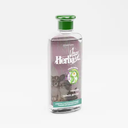 Купить herba vitae антипаразитарный шампунь для щенков и котят