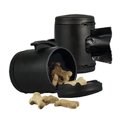 Купить flexi коробка для лакомств или одноразовых пакетов, черная, multi box, black для собак и кошек
