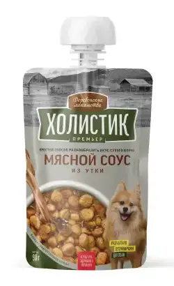 Купить Деревенские лакомства Холистик Премьер Мясной соус из утки для собак