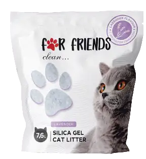 Купить for friends наполнитель для кошек силикагелевый лаванда