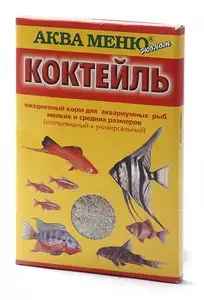 Купить Аква Меню Коктейль корм для рыб