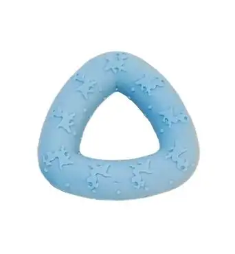 Купить homepet tpr foam puppy игрушка для собак треугольник голубой