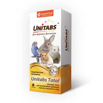 Купить unitabs витамины для кроликов, птиц и грызунов