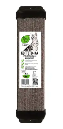 Купить Зверье Мое Когтеточка для кошек большая с мехом с пропиткой ковролин