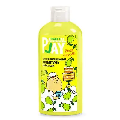 Купить animal play шампунь восстанавливающий для собак и кошек, ГРУШЕВЫЙ ШТРУДЕЛЬ