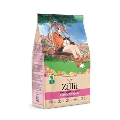 Купить zilli сухой корм для взрослых собак мелких пород Индейка с Уткой