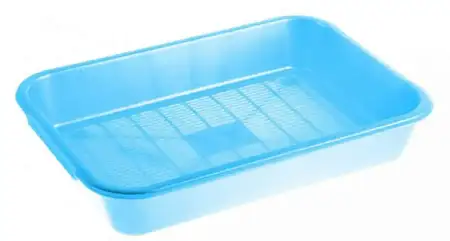 Купить homecat atlantis Туалет для кошек с сеткой голубой перламутр