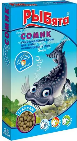 Купить ЗООМИР РЫБята корм для рыб Сомик гранулы (коробка)