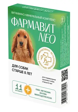 Купить Фармакс Фармавит neo витаминно-минеральный комплекс для собак старше 8 лет