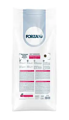 Forza10 Best Breeders Medium/Maxi Adult Sensitive Digestion сухой корм для взрослых собак средних и крупных пород при чувствительном пищеварении, с рыбой