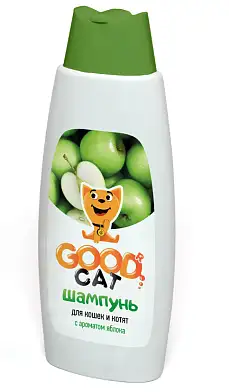 GOOD CAT Шампунь для кошек и котят с ароматом яблока