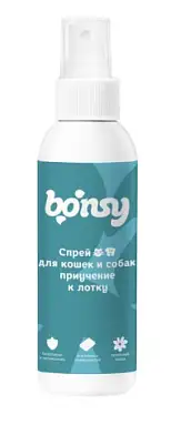 Bonsy спрей «Приучение к лотку» для кошек и собак