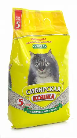 Купить Сибирская кошка комкующийся наполнитель для кошек "ультра"