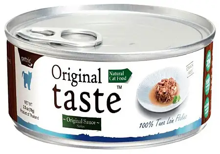 Купить pettric original taste консервы для кошек тунец в соусе