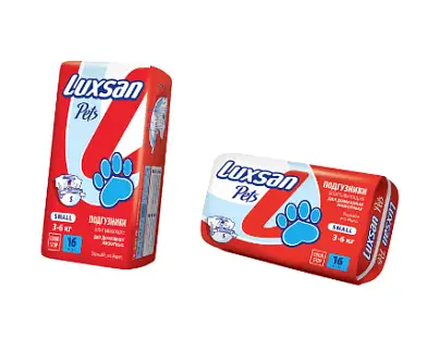Luxsan Premium подгузники для собак и кошек S 