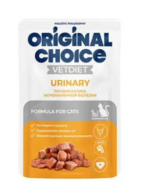 Original Choice VETDIET Urinary влажный корм для взрослых кошек профилактика МКБ (пауч)