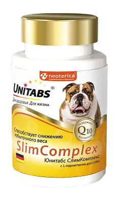 Unitabs Slim Complex мультивитаминный комплекс для взрослых собак с избыточным весом